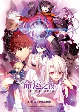 命运之夜——天之杯Ⅰ：恶兆之花 / 劇場版 Fate/stay night [Heaven's Feel] I. presage flower / 命运之夜 天之杯 第一章 / 命运守护之夜 宛若天堂